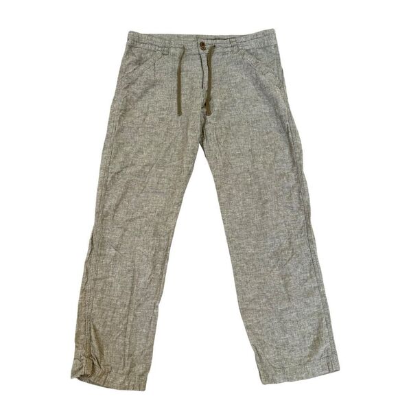 Patagonia Pants - Patagonia island hemp/cotton womens pants size 14 olive green heathered